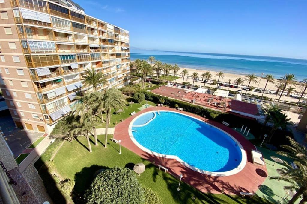 Nereo 7 Primera Linea De Playa San Juan Piscina, Parking Wifi Inmobiliaria Leo Alicante Exterior foto